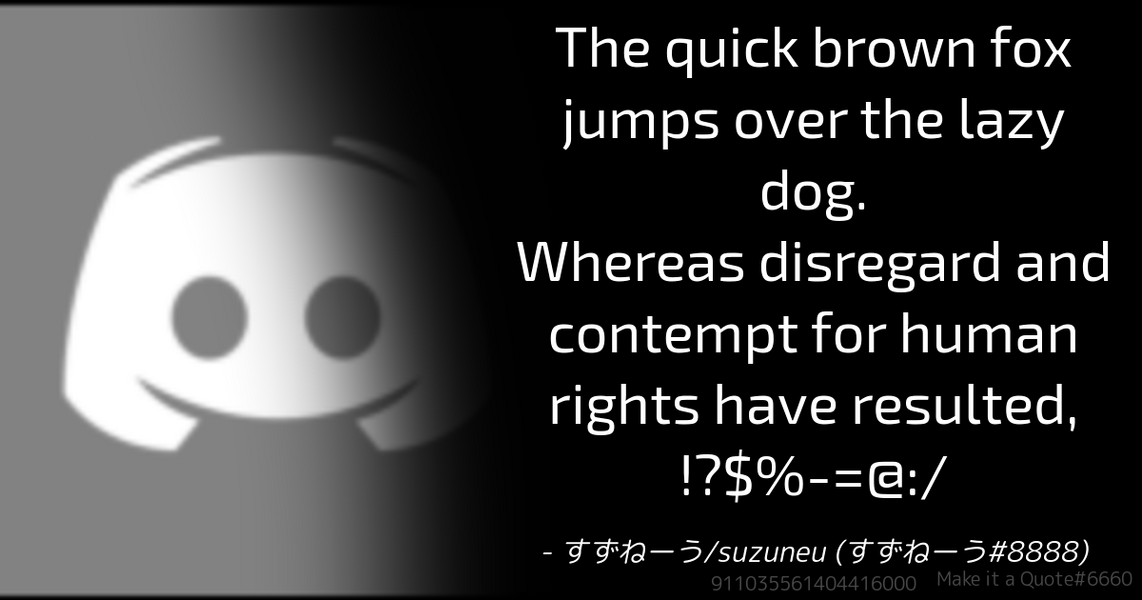 Make it a quote fonts neody wiki